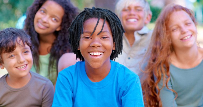 Kids enjoying summer activities