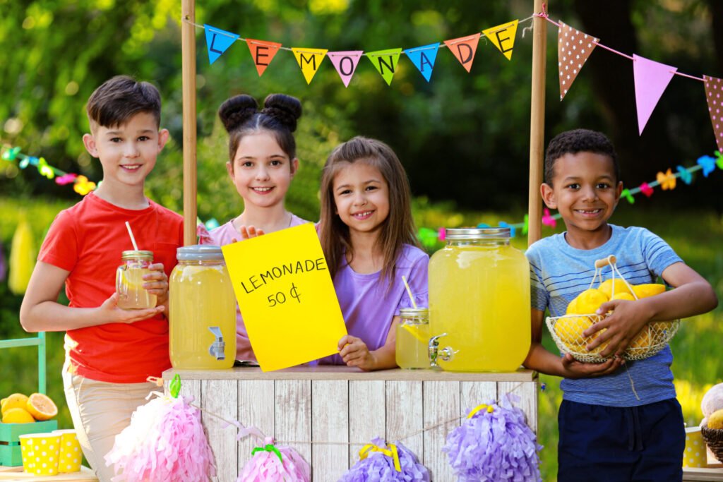 prevent math learning loss with fun activities like creating entrepreneurial ventures like a lemonade stand or garage sale